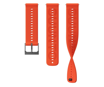 Pasek i akcesoria do zegarków Suunto 22mm Athletic 6 Silicone Strap Coral Orange S+M